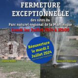 Ouragan Béryl : FERMETURE EXCEPTIONNELLE du Domaine d’Émeraude et du Château Dubuc