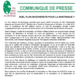 QUEL PLAN BIODIVERSITE POUR LA MARTINIQUE ?