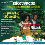 Découvrons #MARTINIQUE MERVEILLE DU MONDE : le programme des vacances 2022 du PNRM