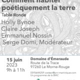 Comment habiter poétiquement la terre: Table ronde du PNRM