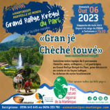 Grand Rallye du Parc en créole « Gran jé Chèché trouvé »