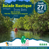 Dernière balade nautique en kayak de la Baie de Génipa à la Maison de la Mangrove avec le PNRM