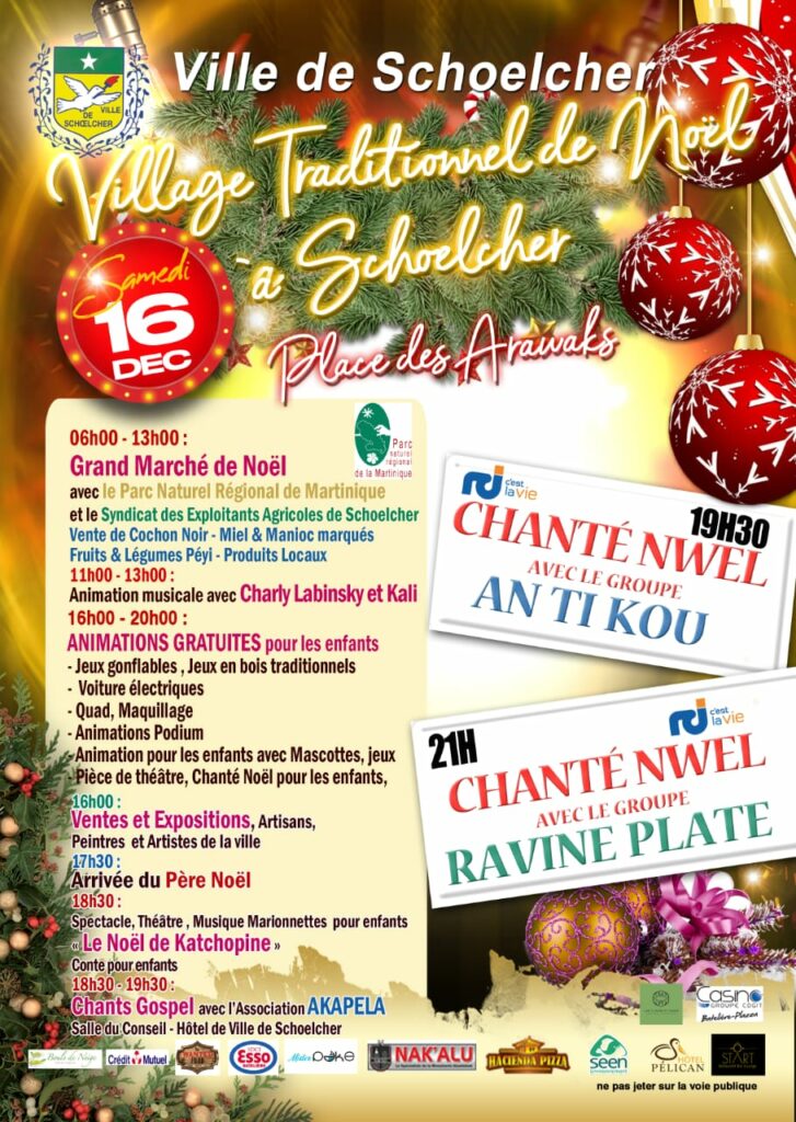 Village traditionnel de Noël à Schoelcher